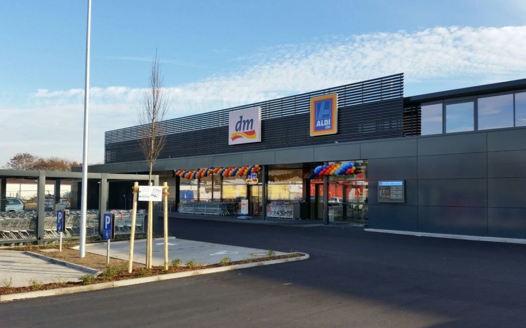 Neubau eines Einkaufszentrums in Stutensee-Blankenloch – Teil I/II