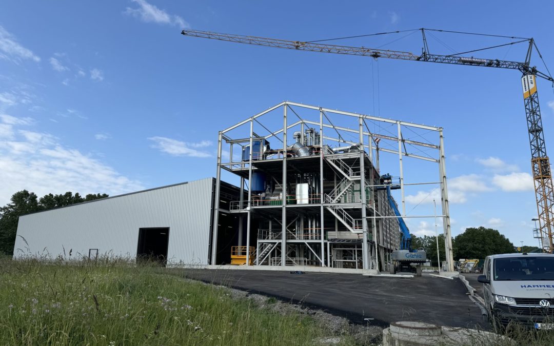 Neubau einer Saatguthalle mit Lagerhalle und Anbau einer Abpackhalle